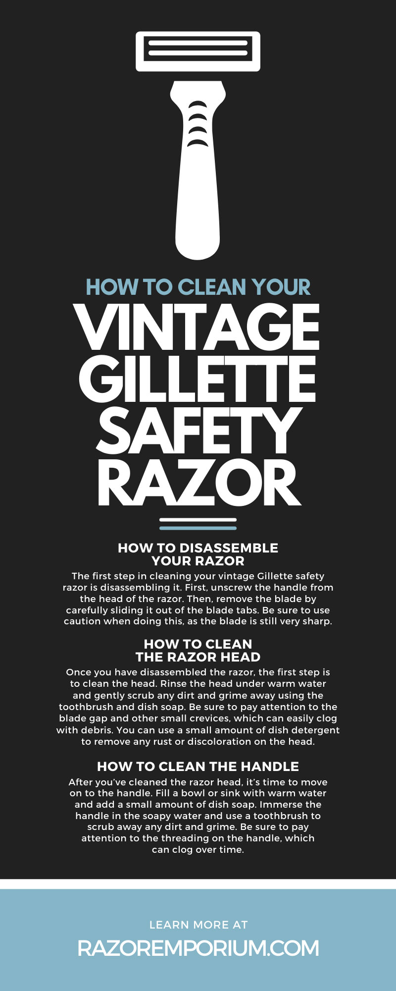 How To Clean Your Vintage Gillette Safety Razor