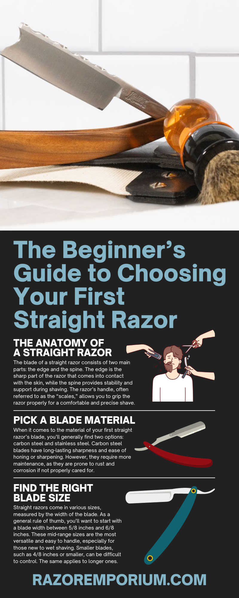 The Beginner’s Guide to Choosing Your First Straight Razor